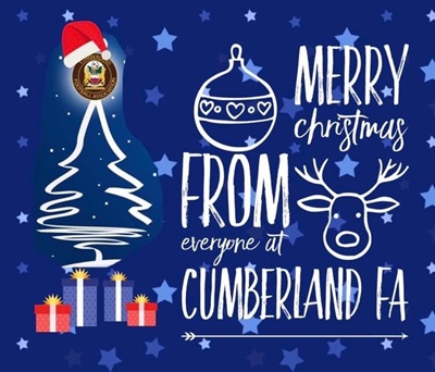 Christmas Greetings from Cumberland FA