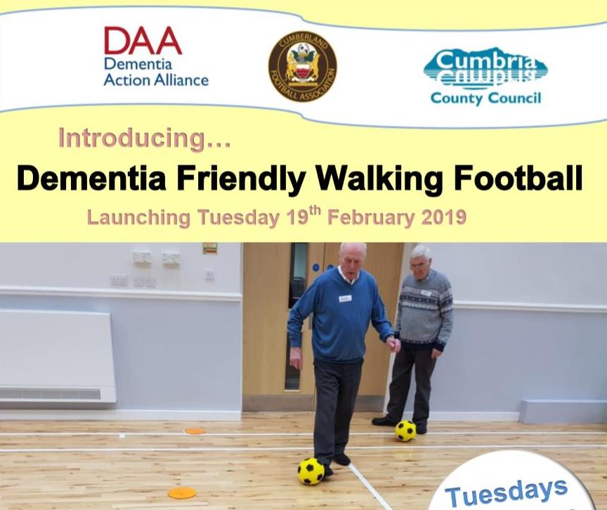 Brand New Dementia Friendly Walking Football Cumberland FA
