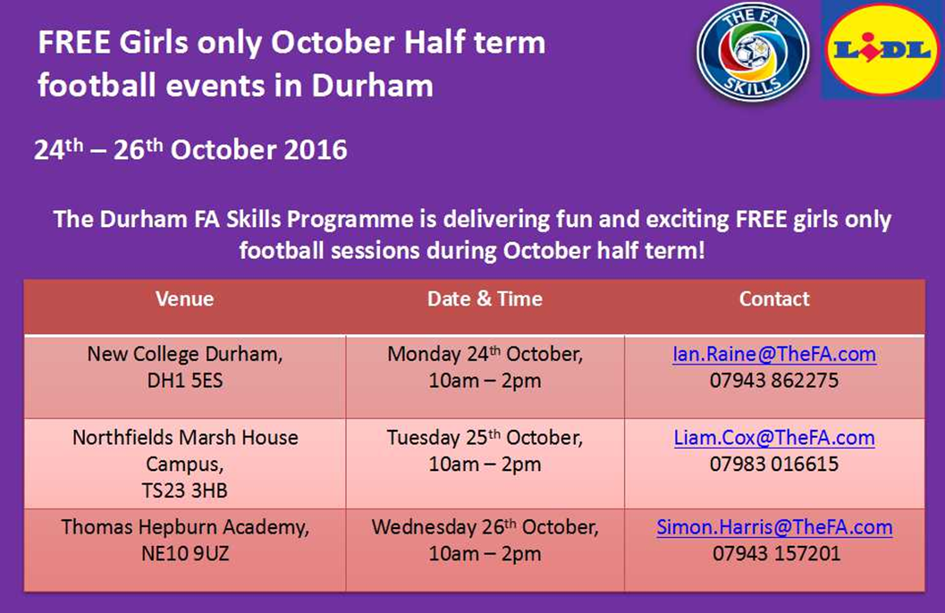 FA Skills Girls Only Sessions
