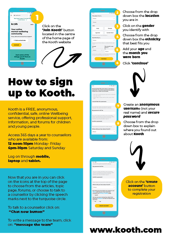 Kooth Sign Up 2