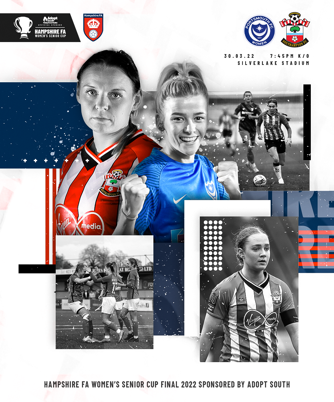 Hampshire FA Women's Senior Cup Final 2022 - Match Poster