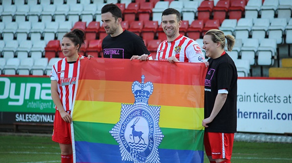 Tackling Homophobia in Hertfordshire - Stevenage FC