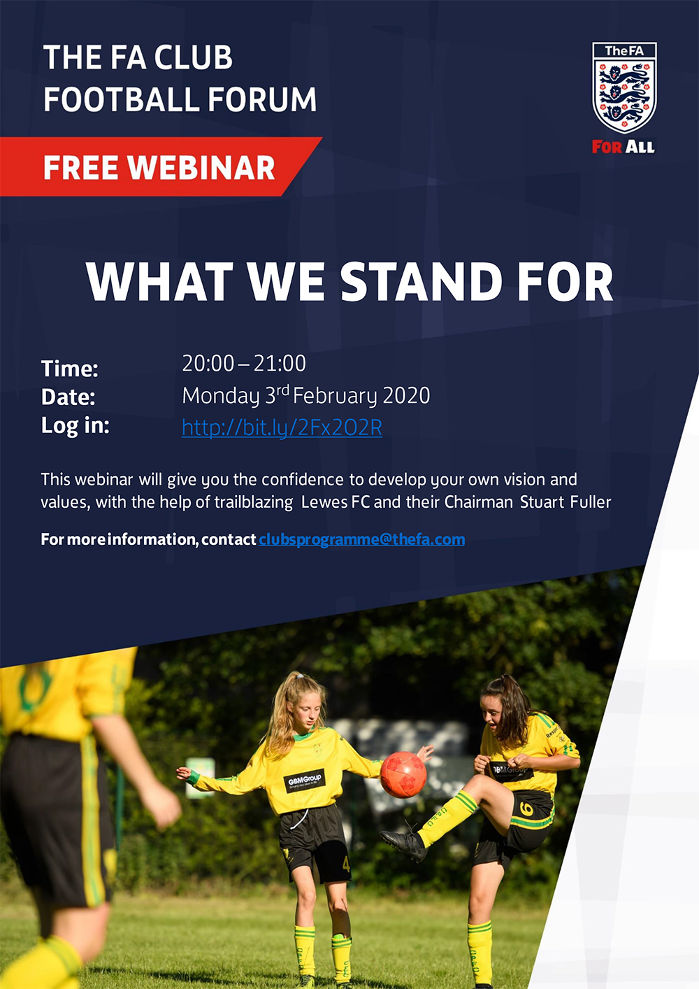 What We Stand For Webinar