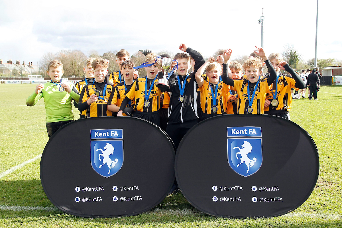 Maidstone United Lift the Kent U13 Boys Youth Cup! Kent FA