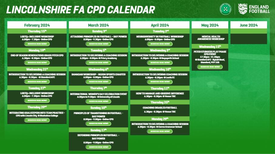 CPD Calendar