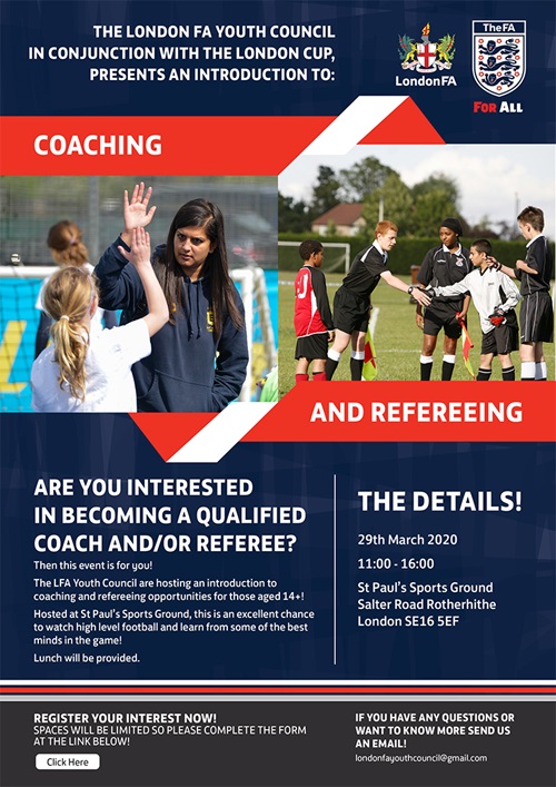 London FA Workforce Event - 29 March 2020