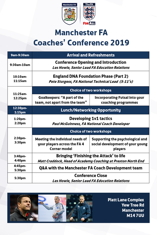 Coaches Conference Line-up