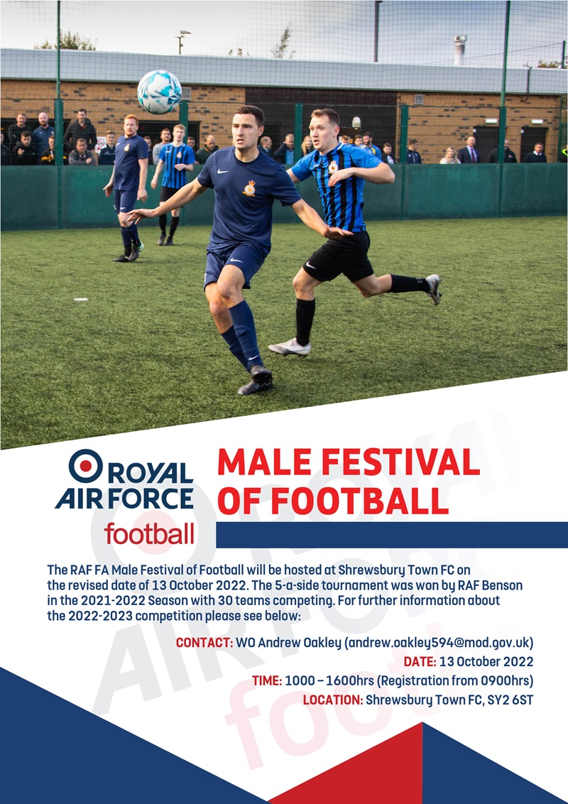 2022 Male Festival of Football Poster V2