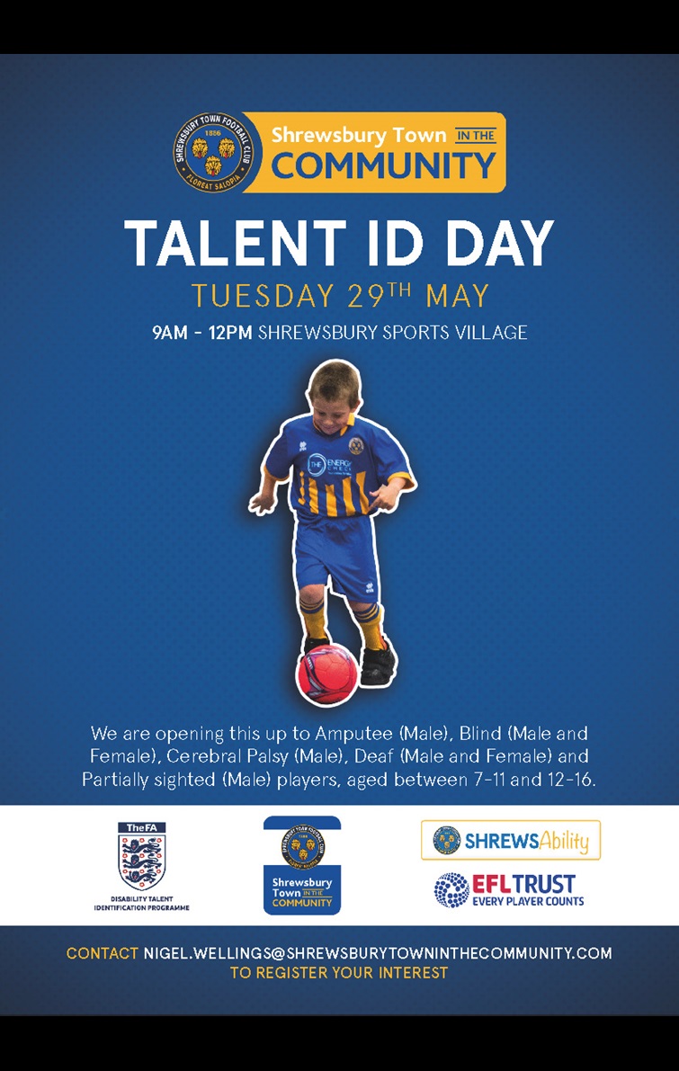 England Talent Day Poster