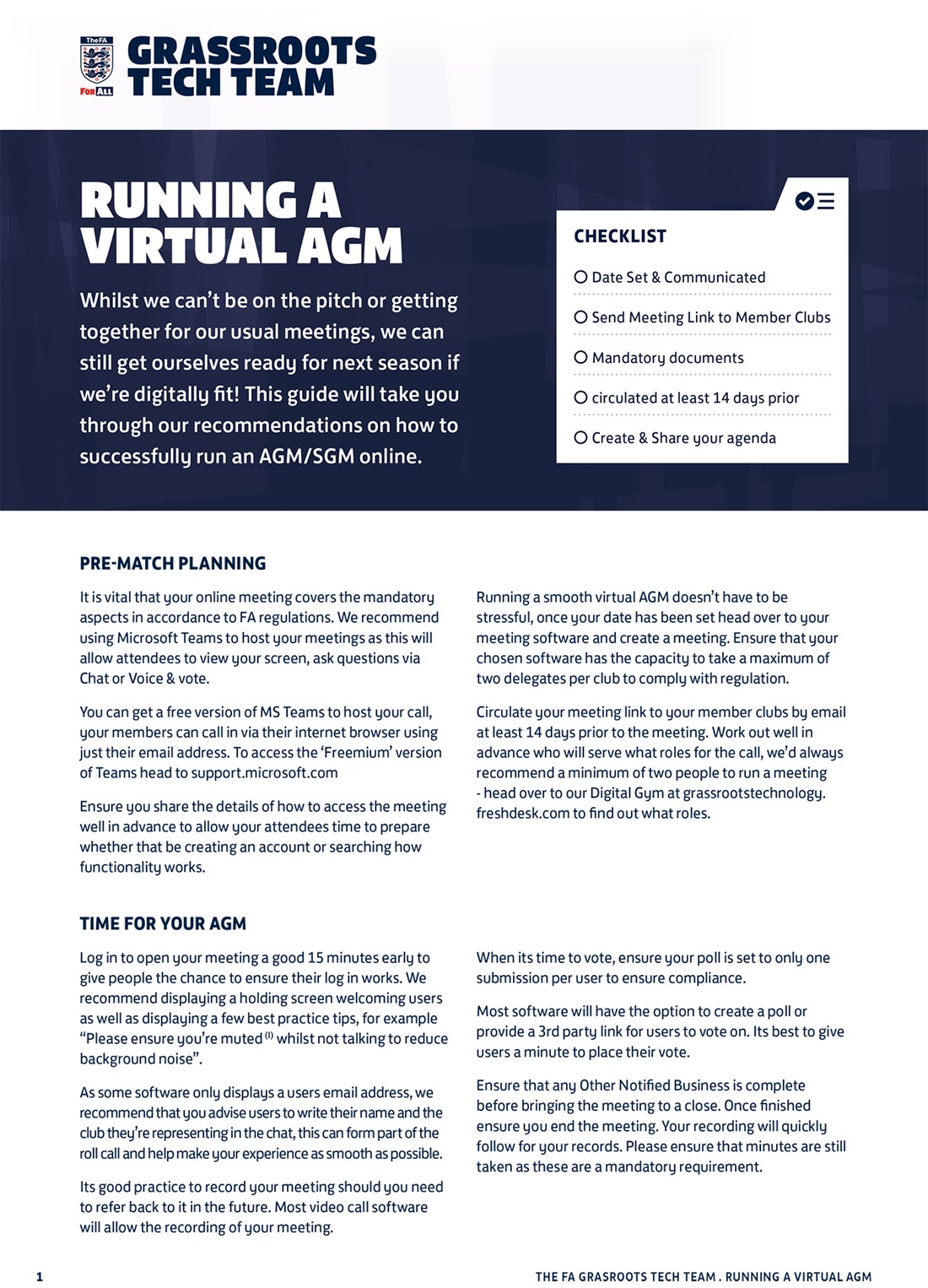 Virtual AGM