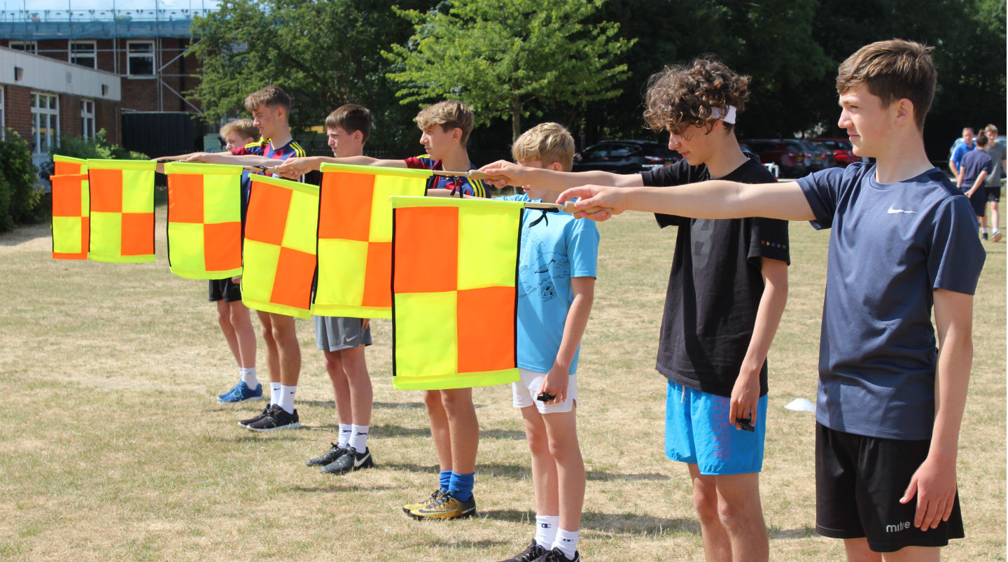 Students complete the Referee course Suffolk FA