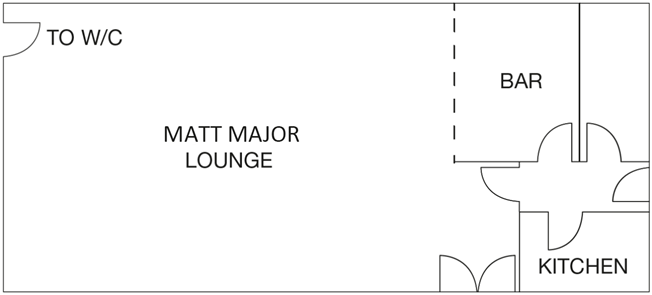 Sussex Lounge layout