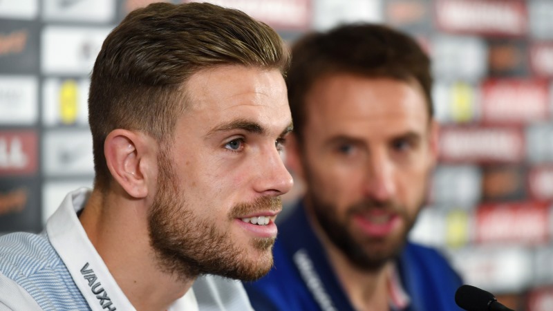 Jordan Henderson was among the substitutes the last time England played Scotland
