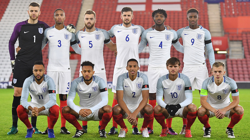 England Under-21s line-up to face Italy in Southampton