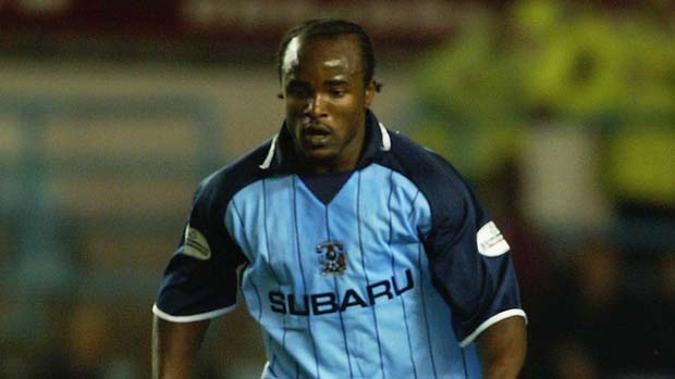 Patrick Suffo in action for Coventry City in 2003