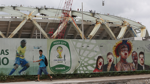 England begin their World Cup at Arena Amazonia in Manaus