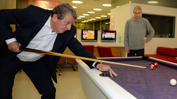 Roy takes to the baize...
