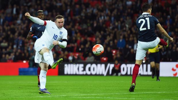 Wayne Rooney doubled England