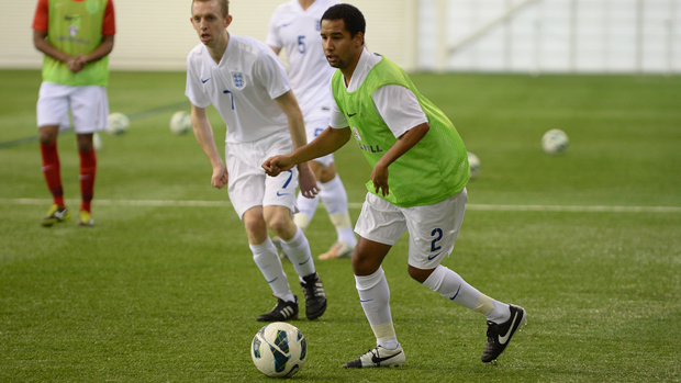 Martin Sinclair in training at St Georges Park