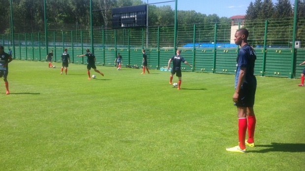 Tosin Adarabioyo and the squad trained at Dynamo Moscow