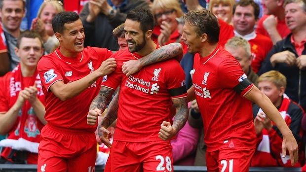 Danny Ings celebrates after scoring against Norwich