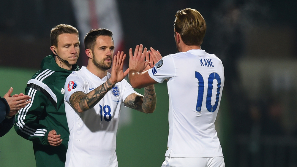 Danny Ings replaces Harry Kane to win his first senior cap