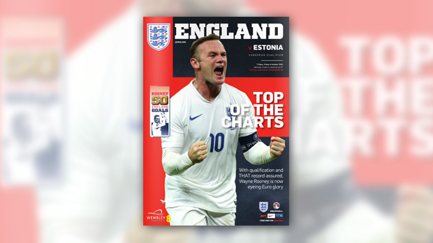 England v Estonia match programme