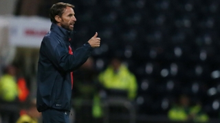 Gareth Southgate rallies his players at Deepdale
