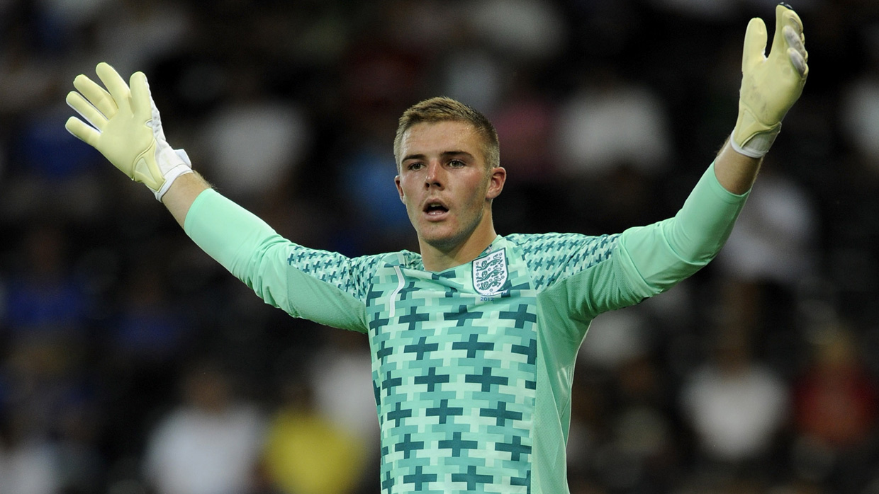 Jack Butland made his debut against Italy in 2012
