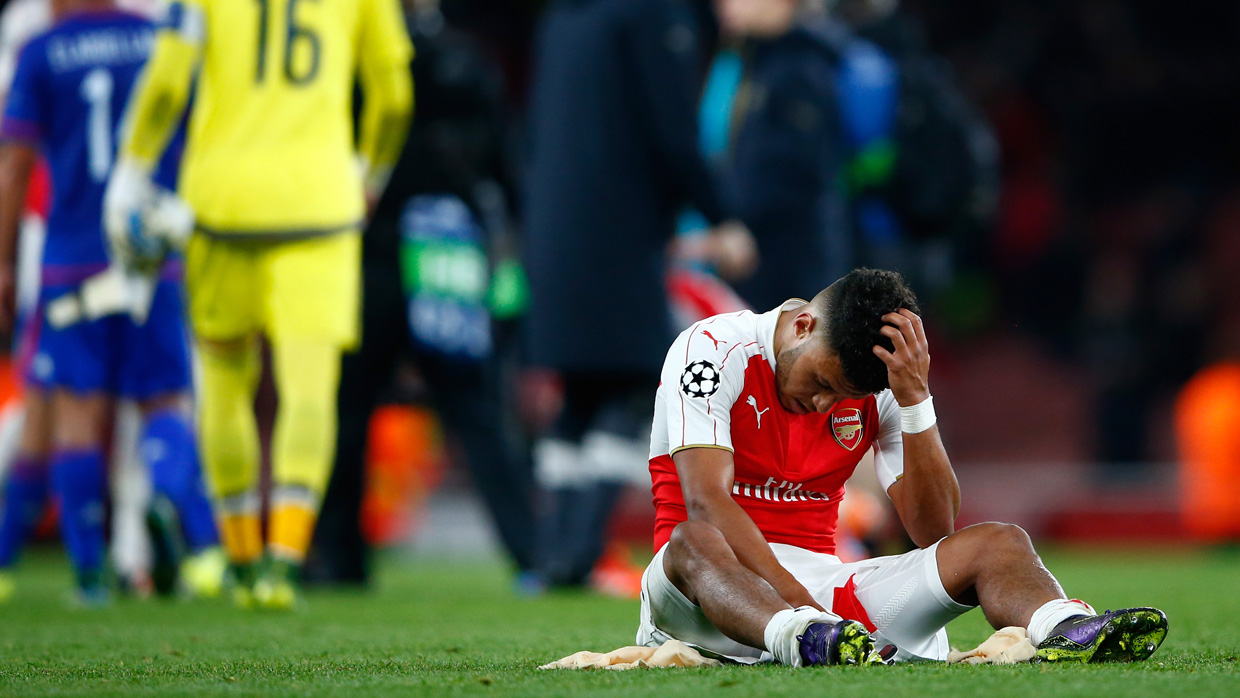 Alex Oxlade-Chamberlain was left scratching his head after Arsenal