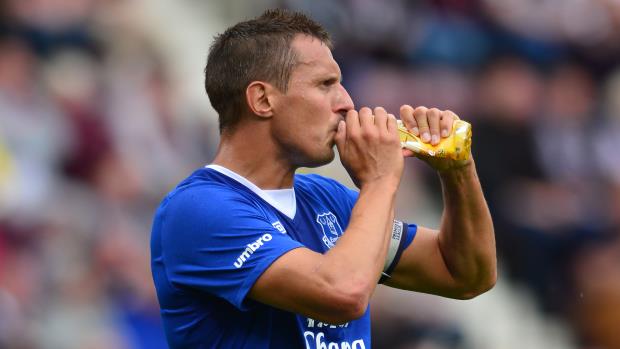 Phil Jagielka is in line to make his 300th Everton appearance on Saturday