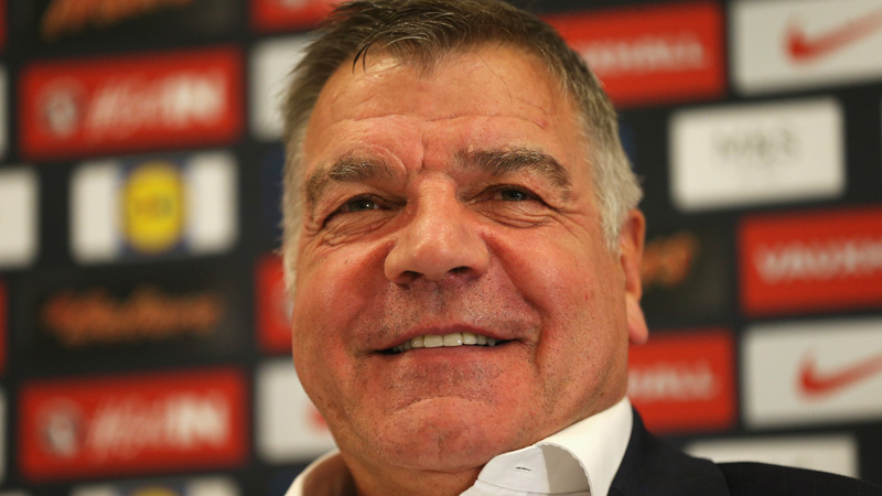 England manager Sam Allardyce at his first press conference in the job