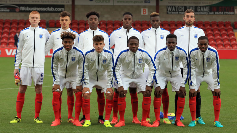 England Under-18s line-up to face Italy in Fleetwood