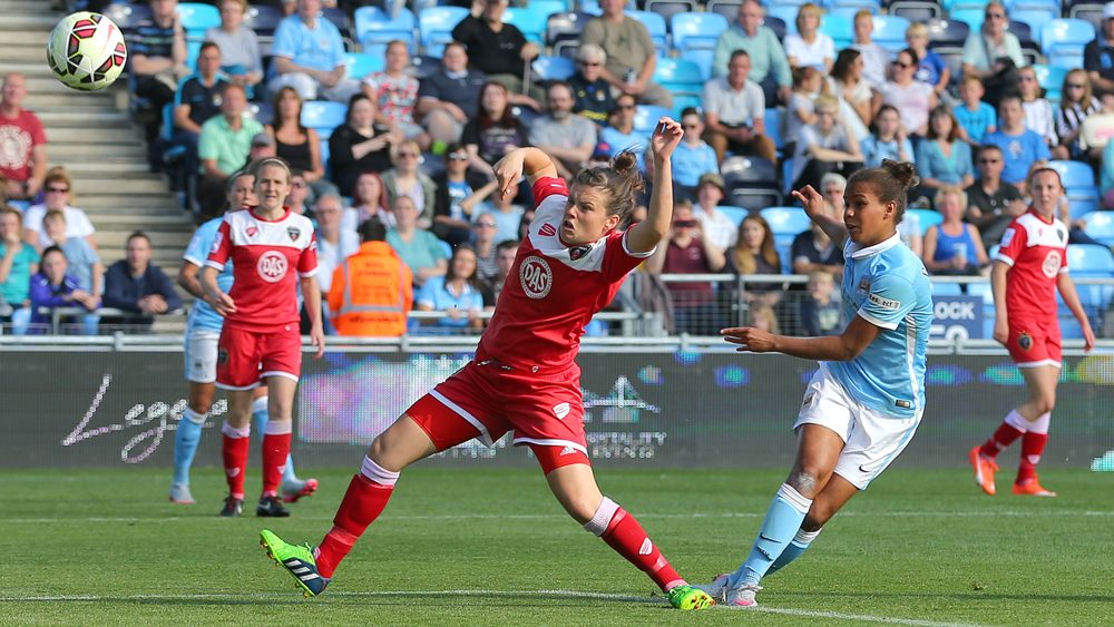 Nikita Parris was also on target for City