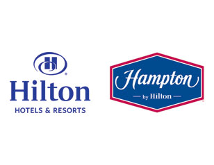 Hilton and Hampton by Hilton logo