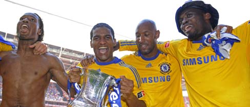 Chelsea celebrate