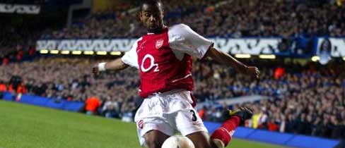 Arsenal and England left-back Ashley Cole.