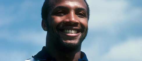 Cyrille Regis pictured whilst at West Brom in 1979.