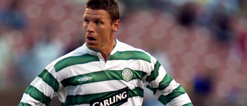 Celtic midfielder Alan Thompson