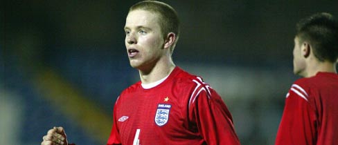 Grant Leabitter in action for the England U19s in last season's European Championship.