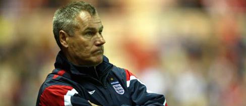 England U20s coach Peter Taylor.
