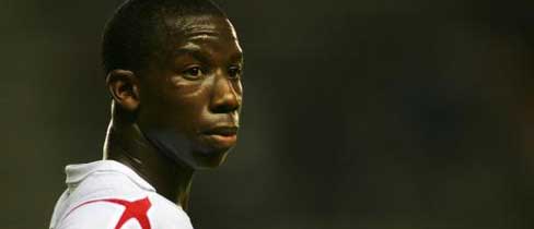 Bradley Wright-Phillips made his first start for England in the Under-20s' match against Tunisia.