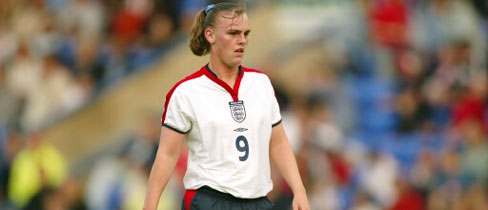 Amanda Barr was impressive having a hand in all four England goals.