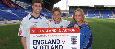 Ryan Taylor, Sue Smith and Annabelle Pryce are urging fans to show their support at Prenton Park.