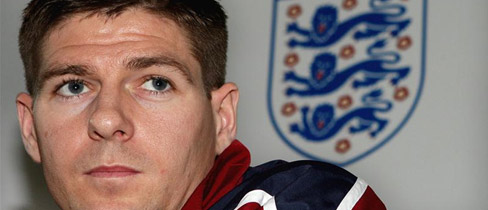 Steven Gerrard at London Colney