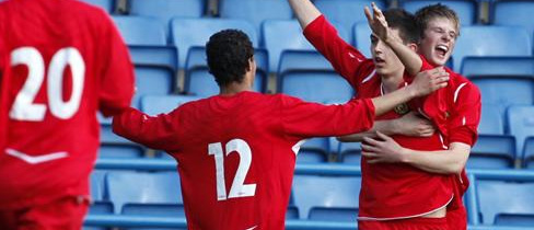 Birmingham players celebrate 