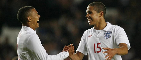 Kieran Gibbs and Jack Rodwell