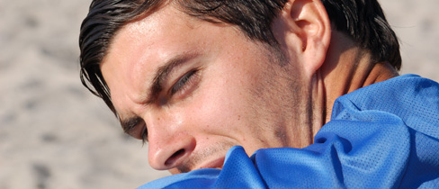 James Tomkins, by Mark Noble