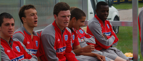 The team on the bench