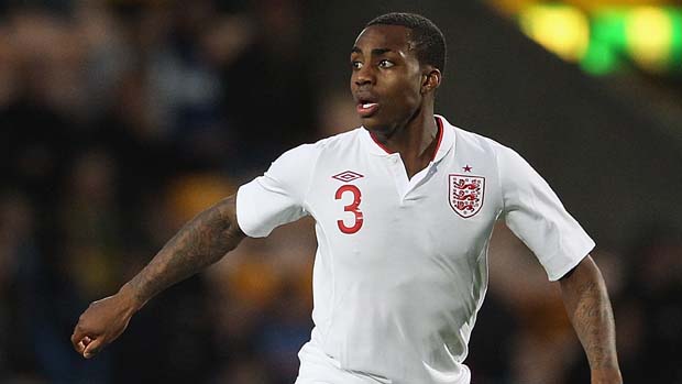 Danny Rose in action for England Under-21s